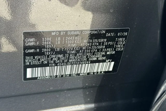 New 2026 MAGNETITE GRAY METALLIC Subaru Premium Hybrid image 25