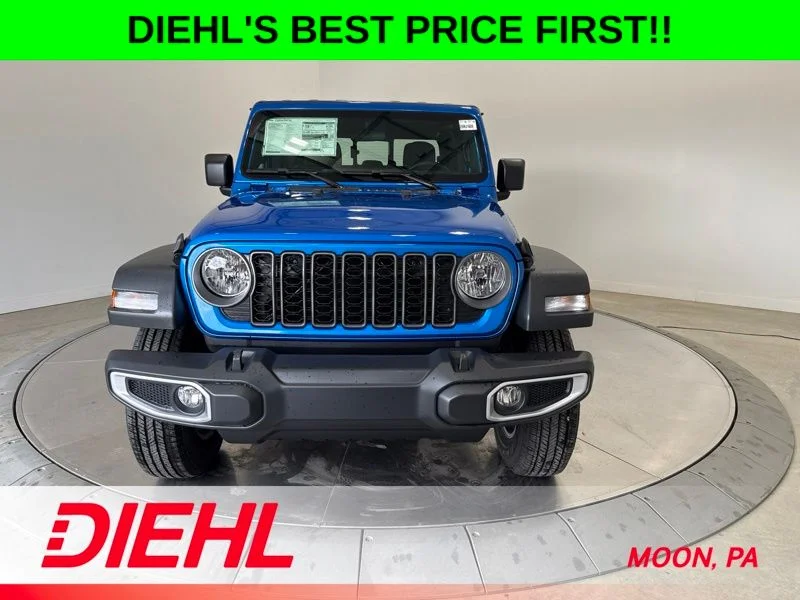 New 2026 Hydro Blue Pearl-Coat Exterior Paint Jeep Sport image 2