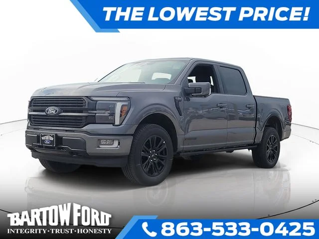 New 2026 Gray Metallic Ford Platinum image 1