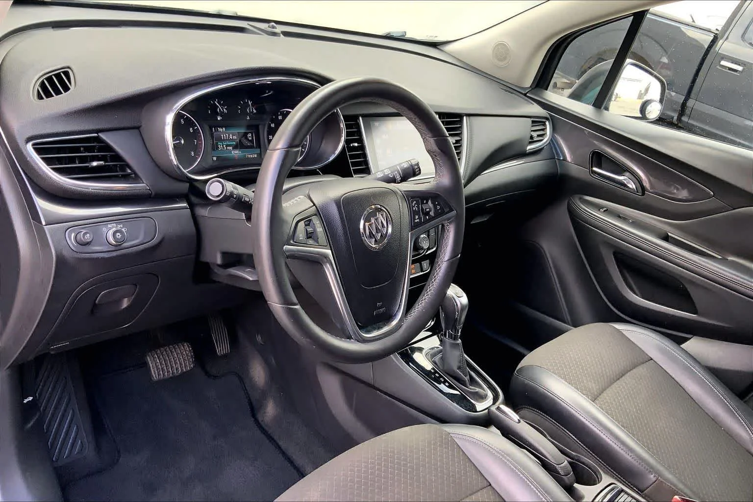Used 2018 Includes (CM5) Black Carbon Metallic lower exterior accent color, Paint code W700S.) Buick Preferred image 2
