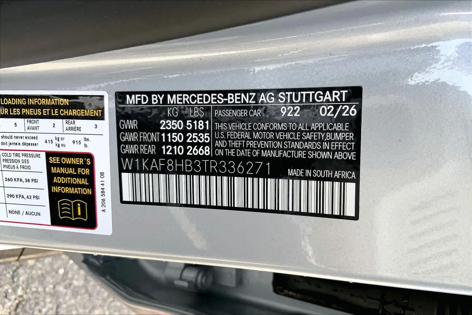 New 2026 Cirrus Silver Metallic Mercedes-Benz AMG® C 43 image 25