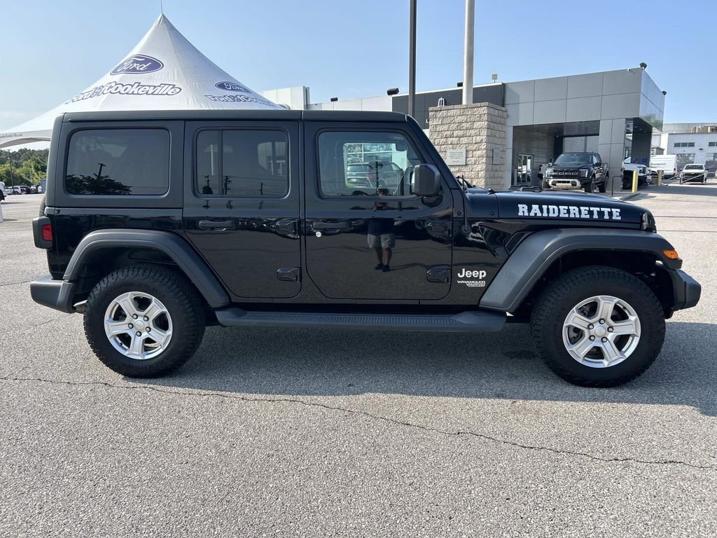 Used 2020 Black Clearcoat Jeep Unlimited Sport S image 3
