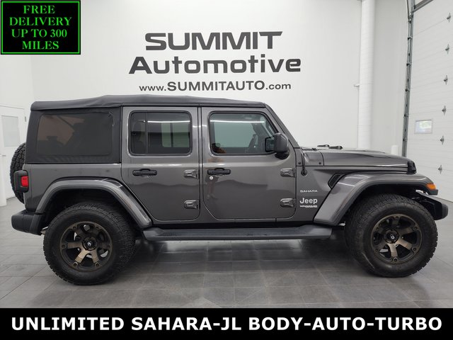 2018 Jeep Wrangler Sahara: UNLIMITED SAHARA-JL BODY STYLE-AUTO-REMOTE START-SOFT TOP-1 OWNER