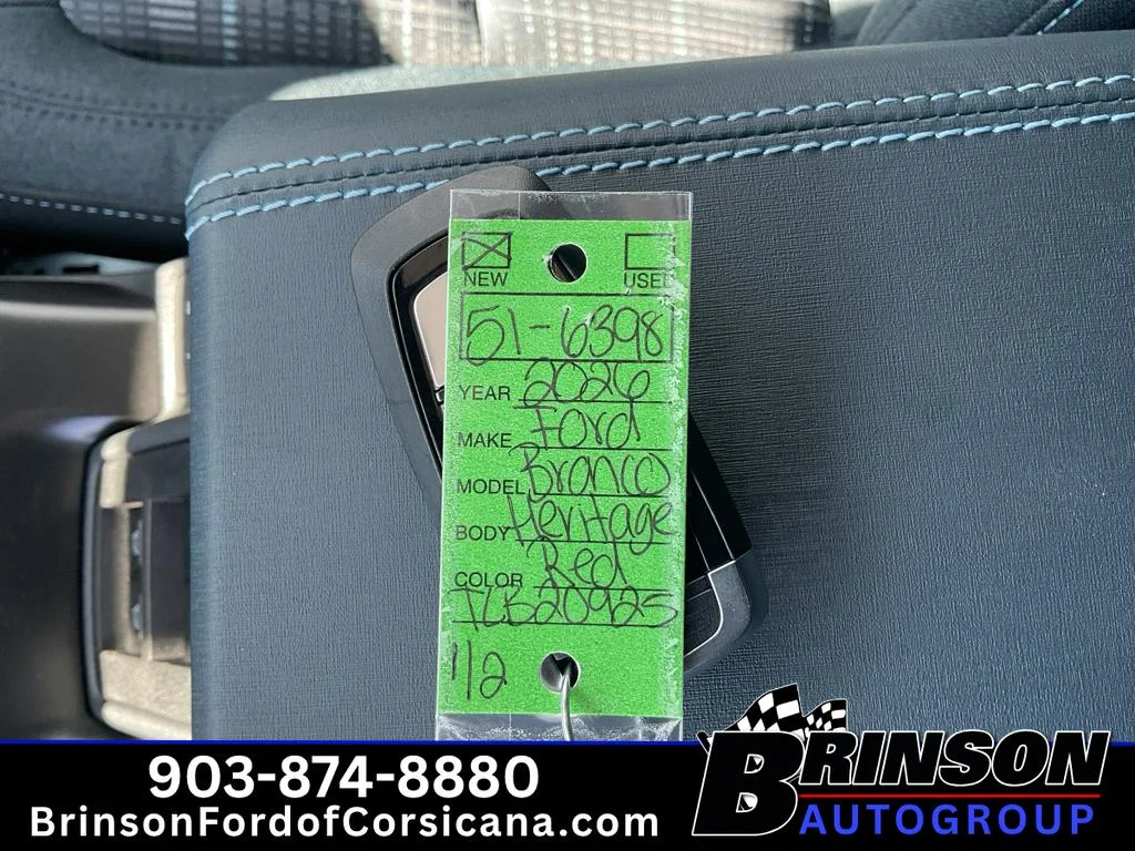 New 2026 Ruby Red Metallic Tinted Clearcoat Ford Heritage Edition image 21
