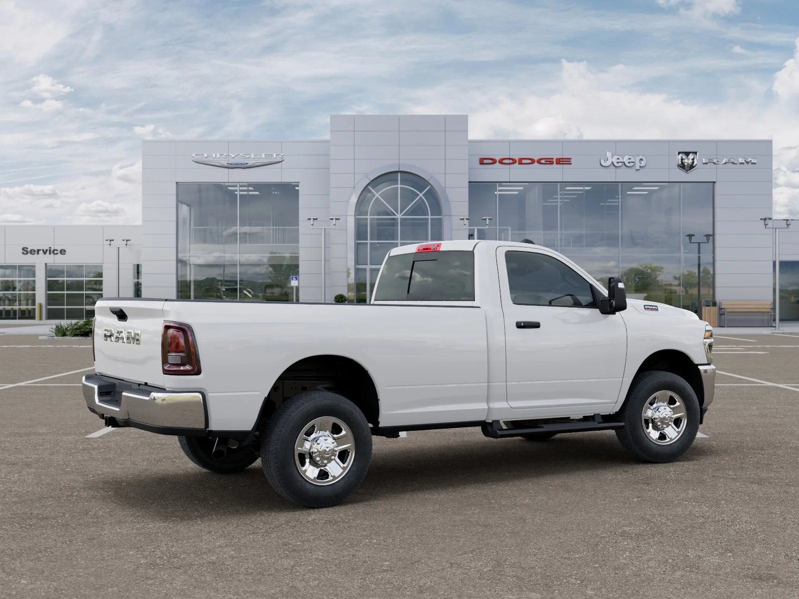 New 2026 Bright White Clear-Coat Exterior Paint RAM Tradesman image 29
