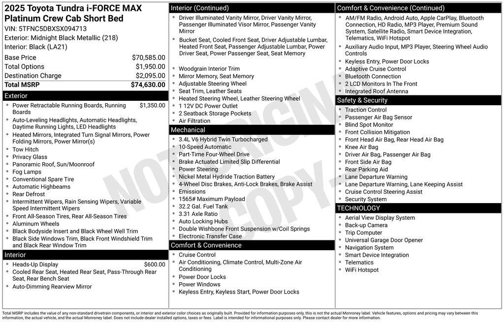 2025 Toyota Tundra Platinum - Photo 29