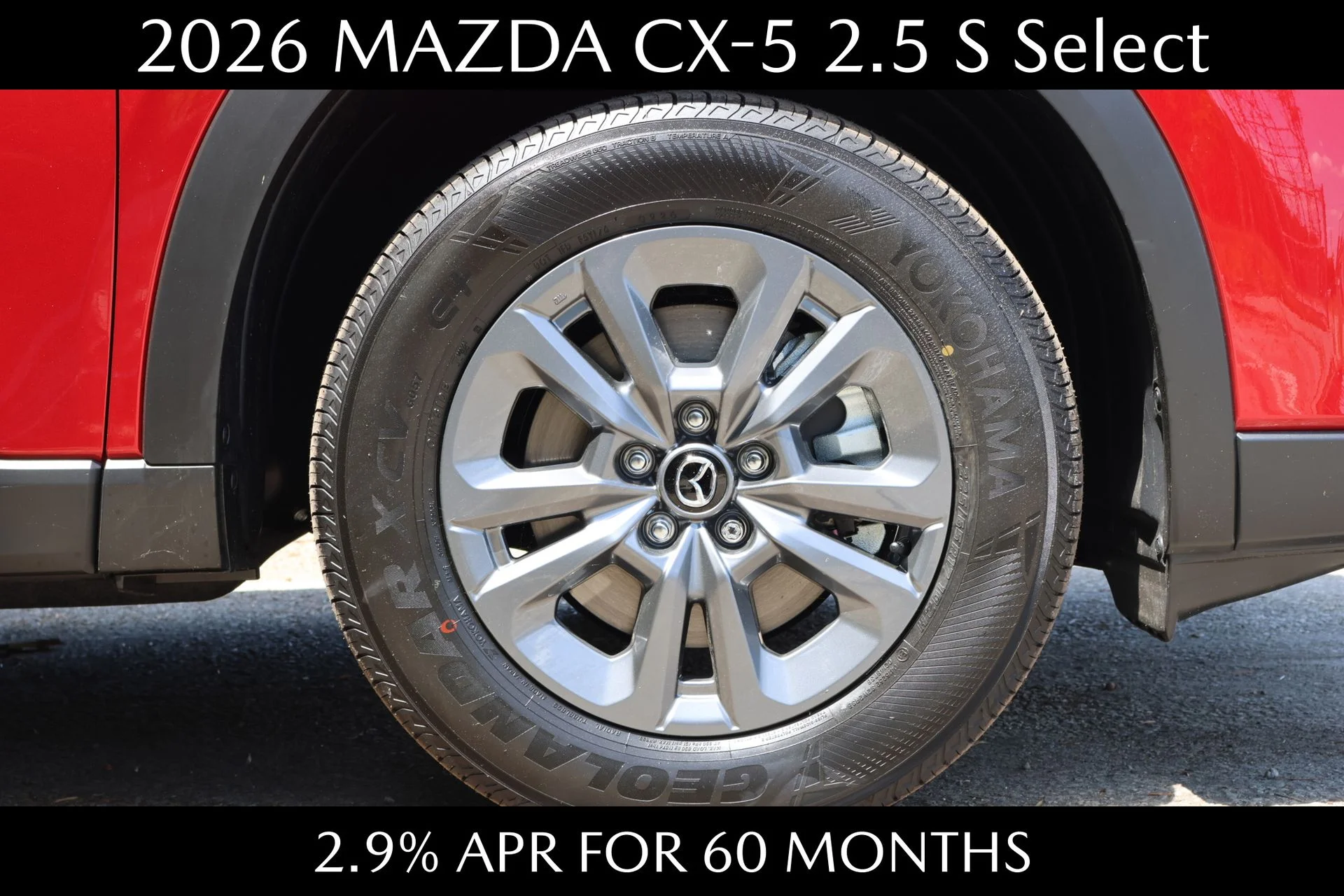 New 2026 Soul Red Crystal Metallic Mazda 2.5 S Select AWD image 5