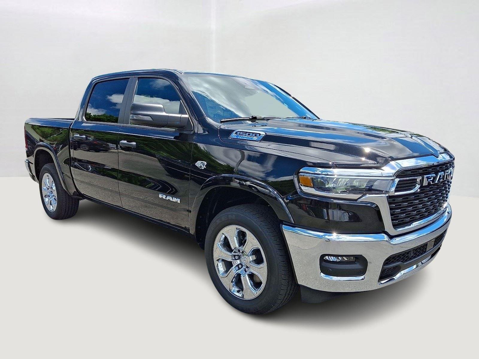New 2026 Diamond Black Crystal Pearlcoat RAM Big Horn image 2