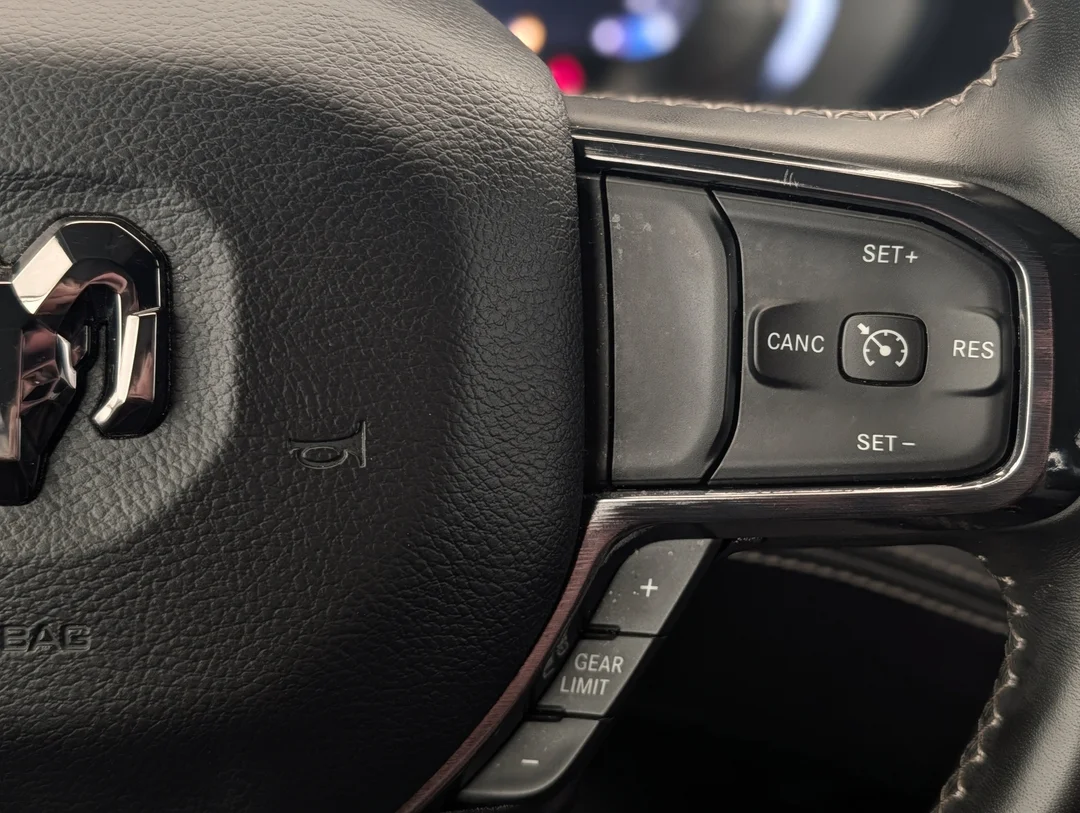 Used 2023 Black RAM Limited - - 4x4 - Pano Sunroof - 14.4 Uconnect NAV - 360 Camera & More! image 18