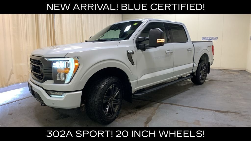 Certified Used 2022 White Metallic Ford XLT image 45