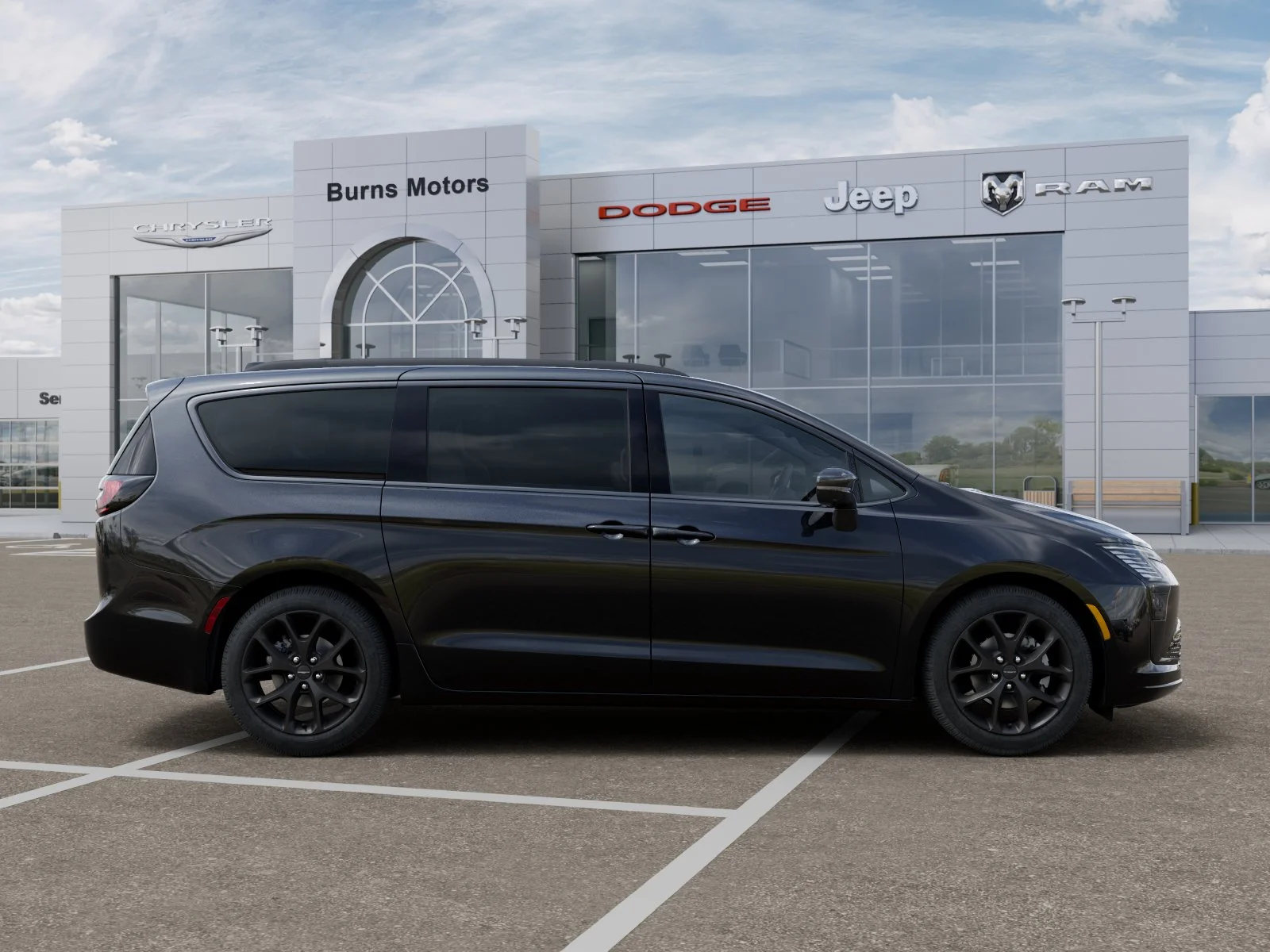 New 2027 Diamond Black Crystal Pearl-Coat Exterior Paint Chrysler Limited S image 47
