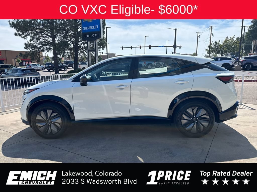 Used 2024 Nissan ARIYA Evolve+ with VIN JN1DF0BB9RM730710 for sale in Lakewood, CO