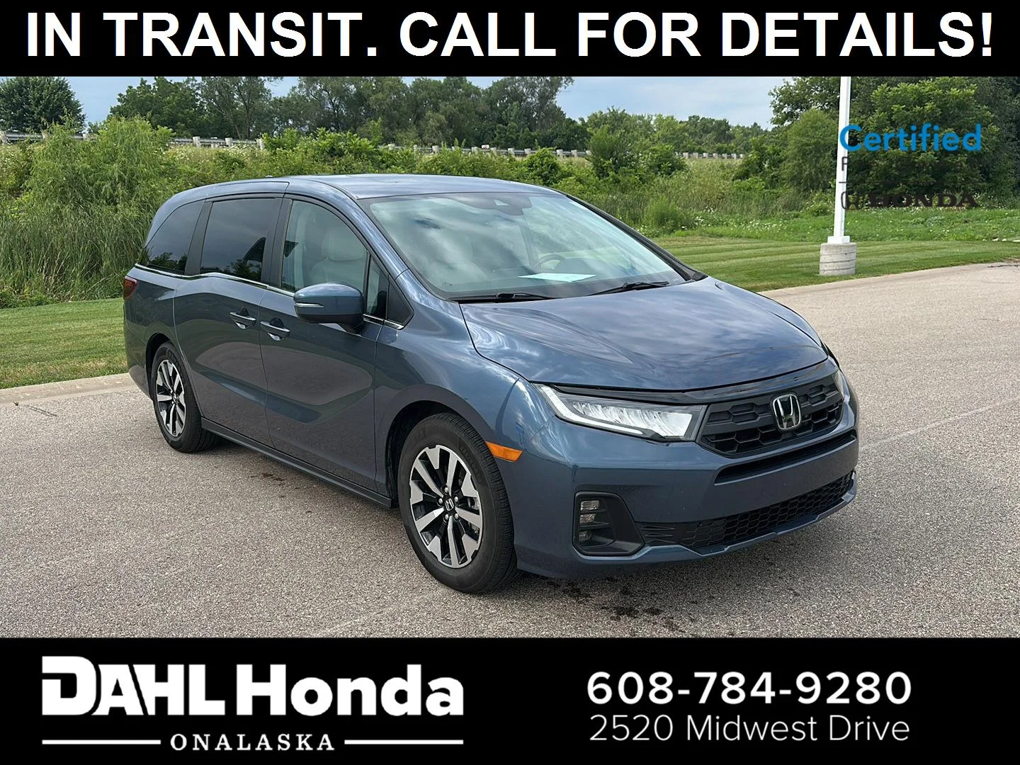 Used 2025 Smoke Blue Pearl Honda EX-L image 1