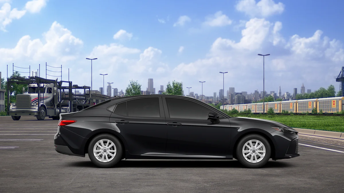 New 2026 Midnight Black Metallic Toyota LE image 12