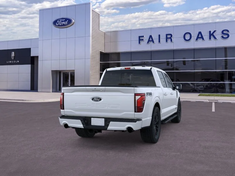 New 2026 Star White Metallic Tri-Coat Ford Lariat image 8