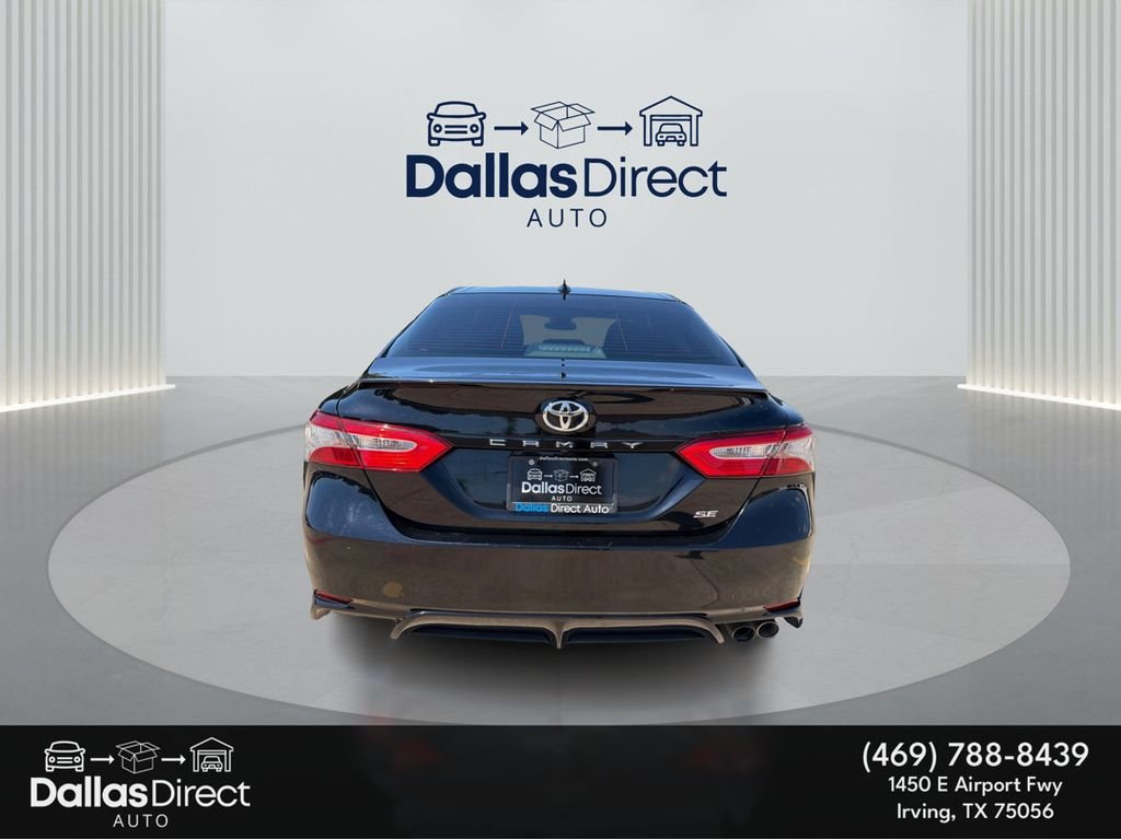 Used 2019 Midnight Black Metallic Toyota SE image 7