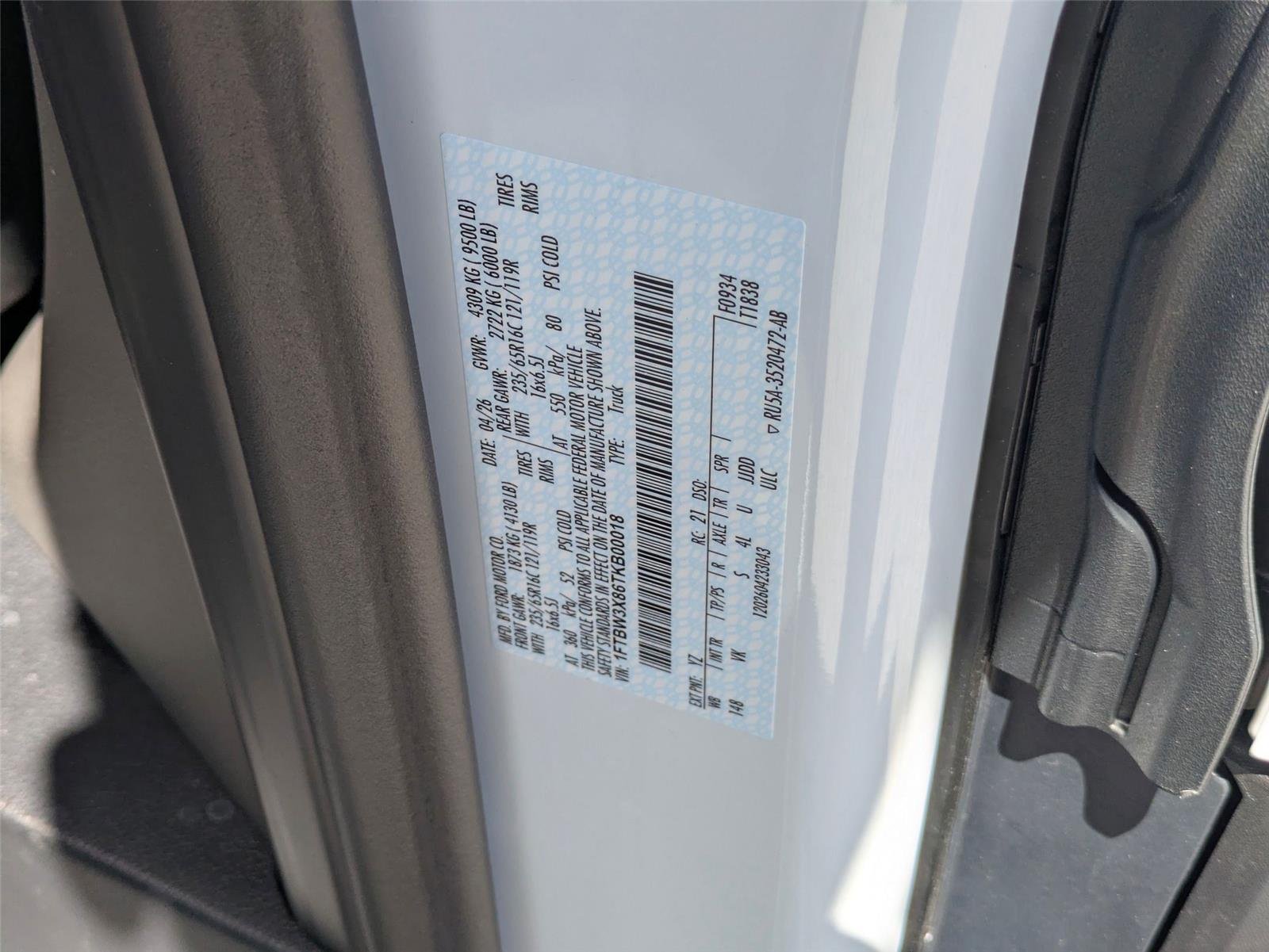 New 2026 Oxford White Ford Cargo Van image 29