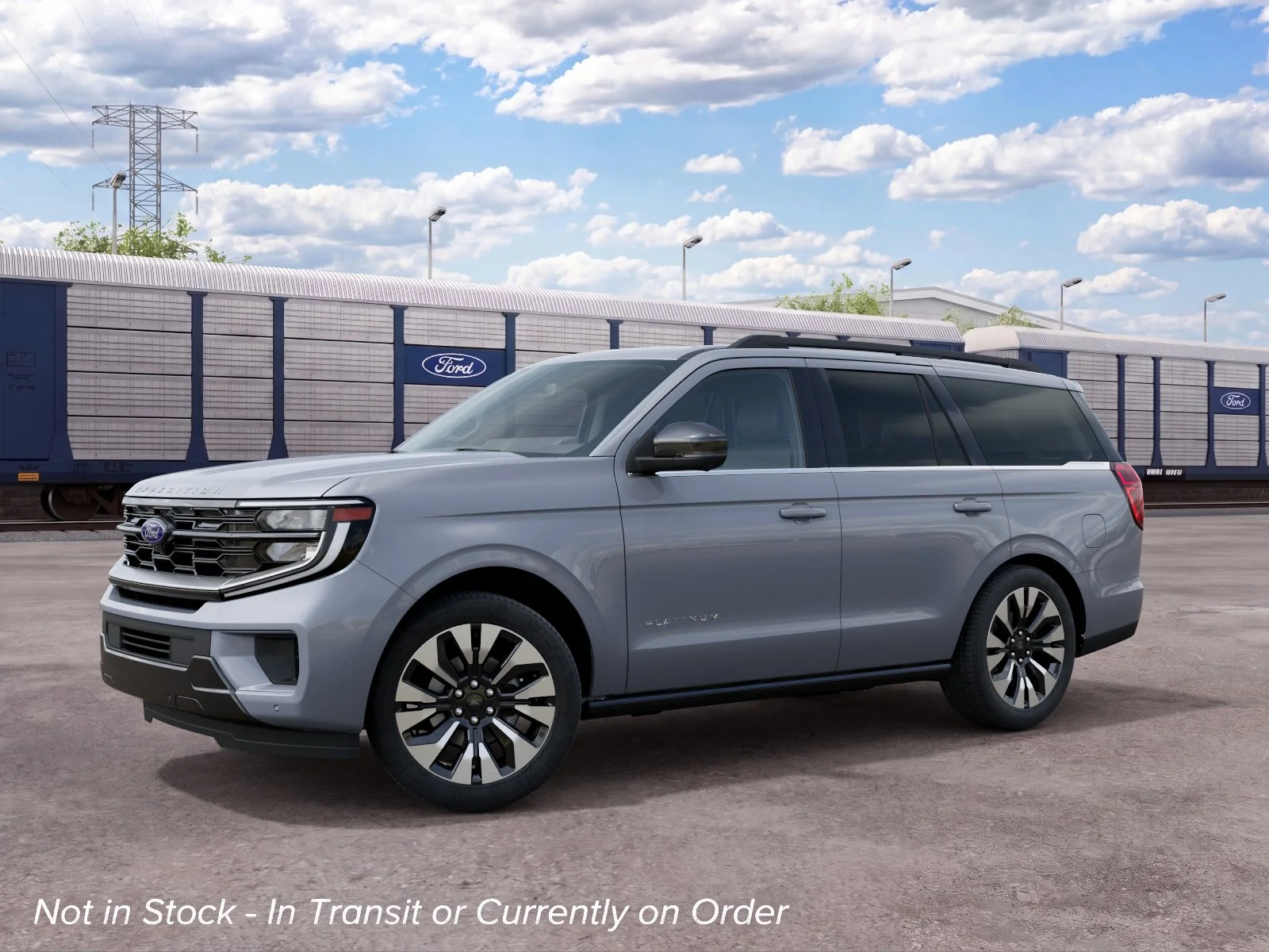 New 2027 Glacier Gray Metallic Tri-Coat Ford Platinum image 1