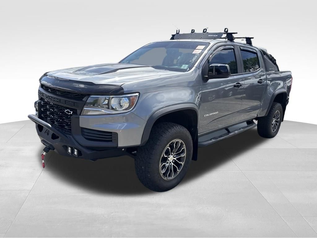 Used 2021 SATIN STEEL METALLIC Chevrolet 4WD ZR2 image 2