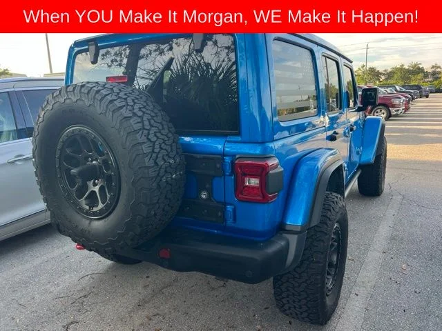 Used 2022 Blue Jeep Unlimited Rubicon image 6