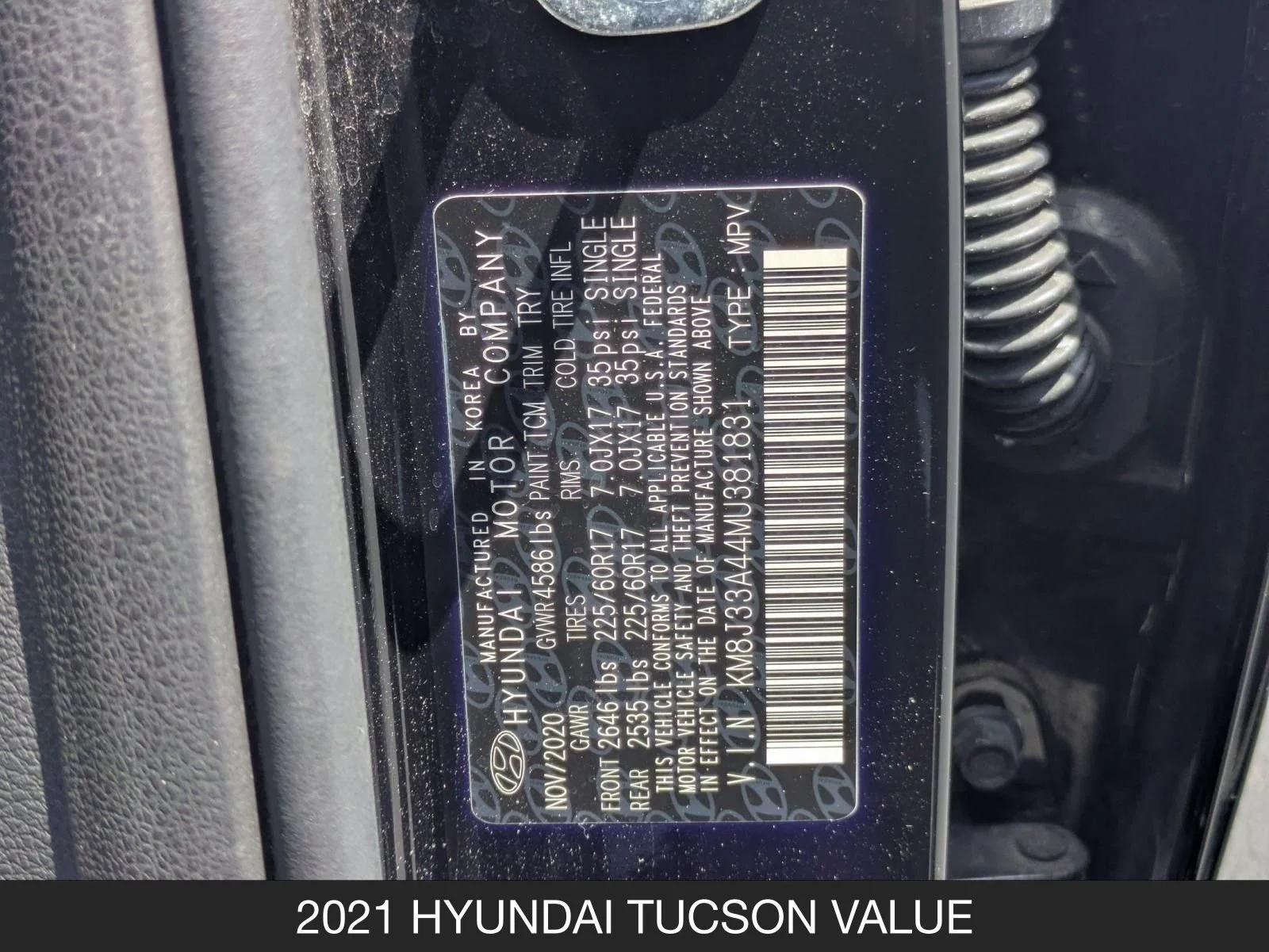 Used 2021 Black Noir Pearl Hyundai Value image 25