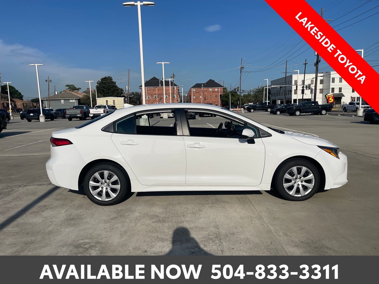 Used 2023 White Toyota LE image 6
