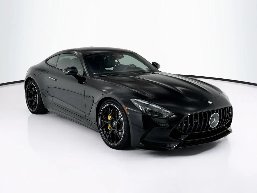 Used 2025 Obsidian Black Metallic Mercedes-Benz Base image 3
