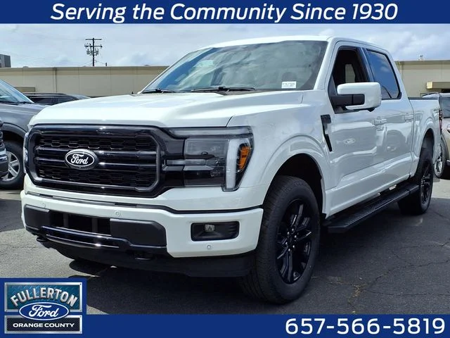 New 2026 Star White Metallic Tri-Coat Ford Lariat® image 1