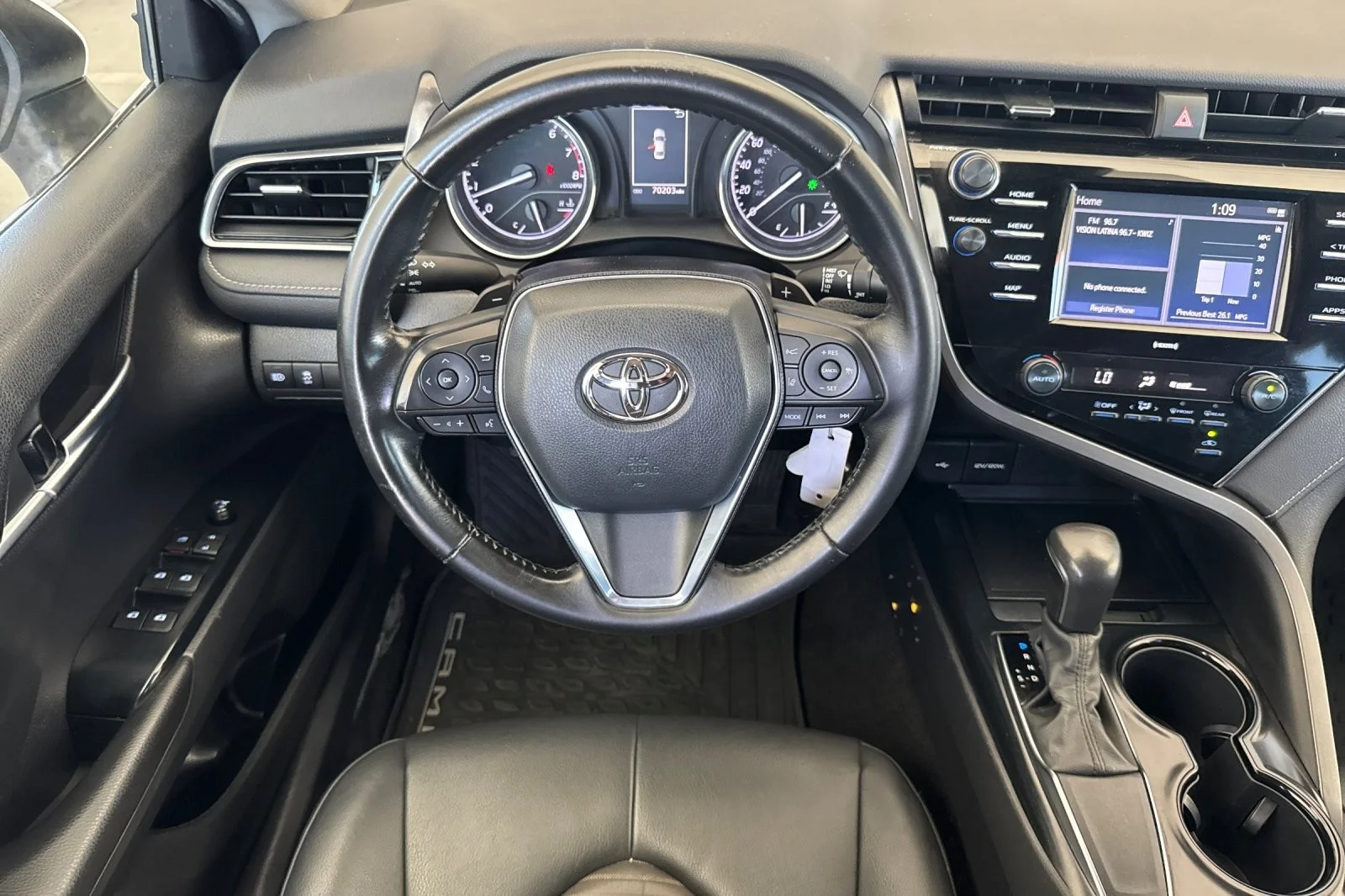 Certified Used 2020 Super White Toyota SE image 13