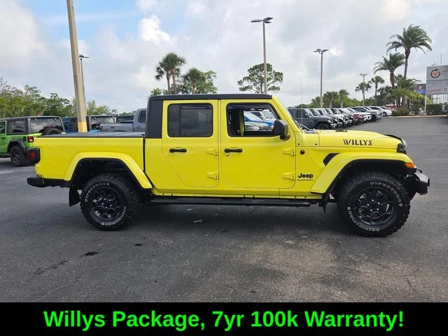 Certified Used 2023 Yellow Jeep Willys image 8