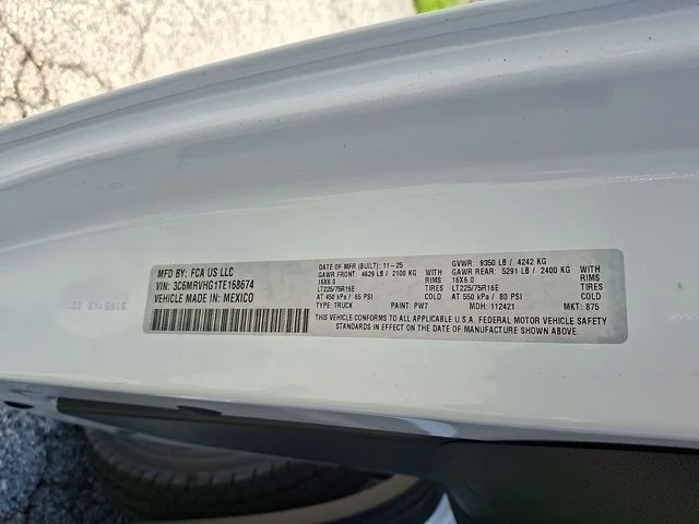 New 2026 White Ram High Roof image 24