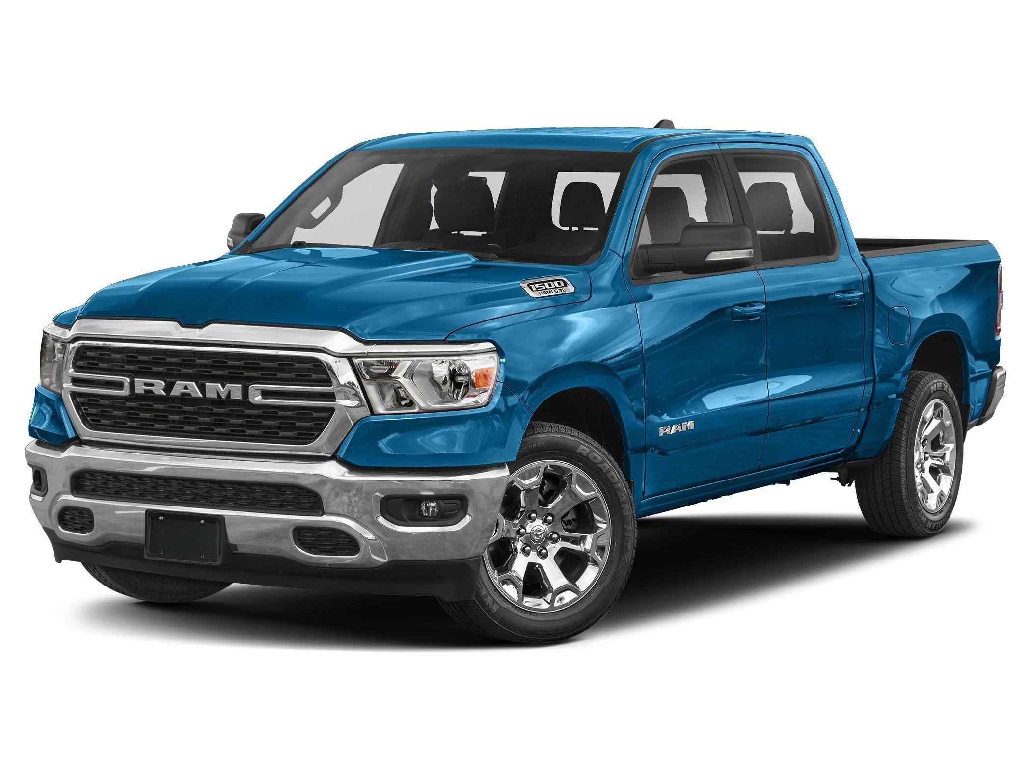 Used 2022 Blue RAM Big Horn/Lone Star 4x4 Crew Cab 144.5 in. WB image 1