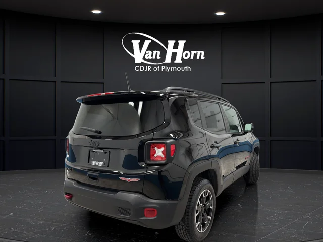 Used 2023 Black Clearcoat Jeep Trailhawk image 7