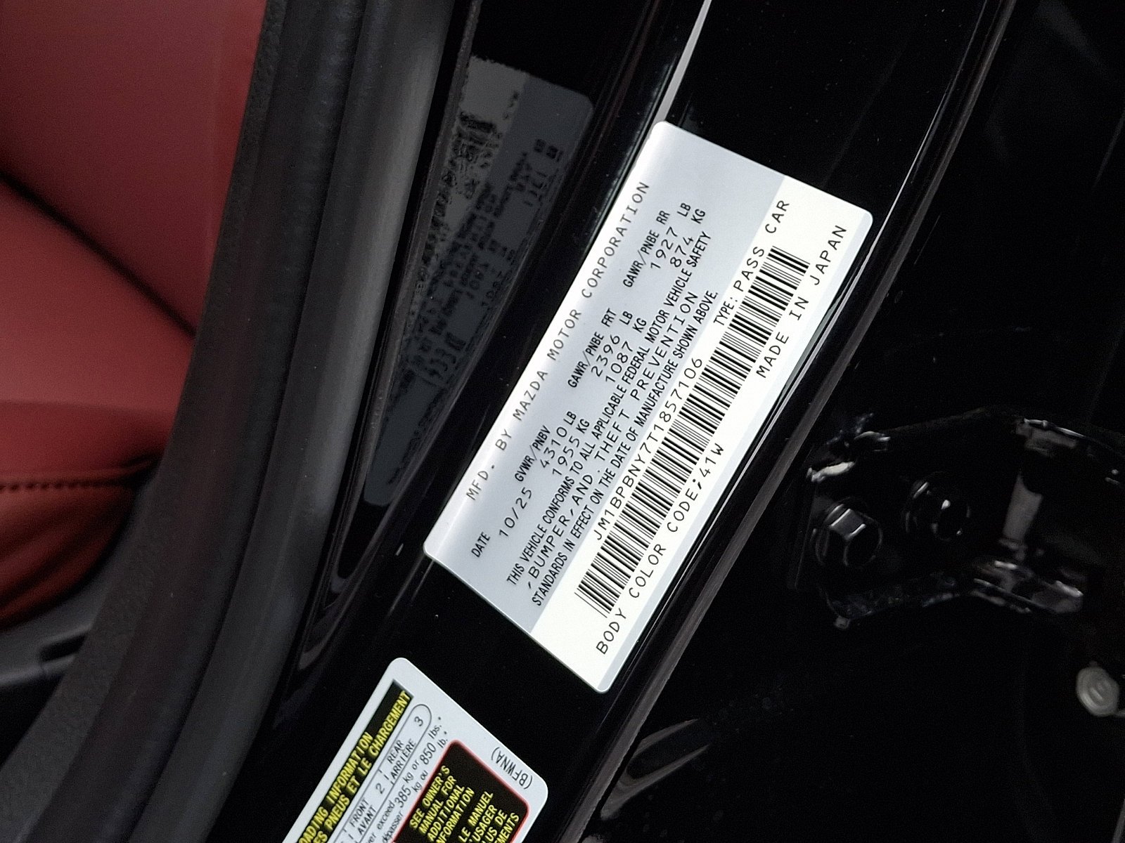 New 2026 Jet Black Mica Mazda 2.5 Turbo Premium Plus AWD image 11