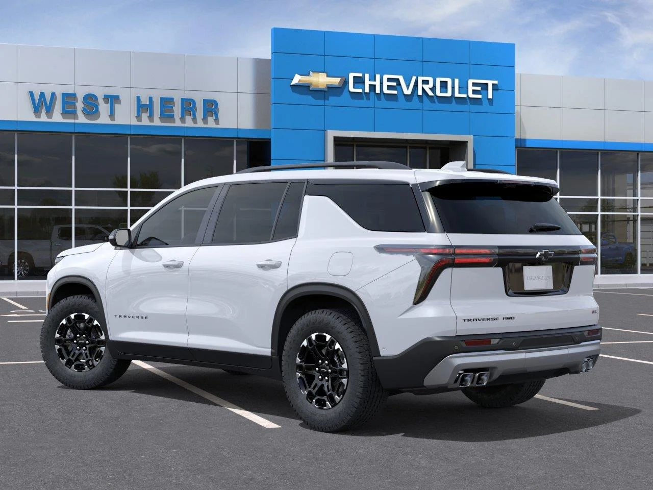 New 2027 Polar White Tricoat Chevrolet Z71 image 3