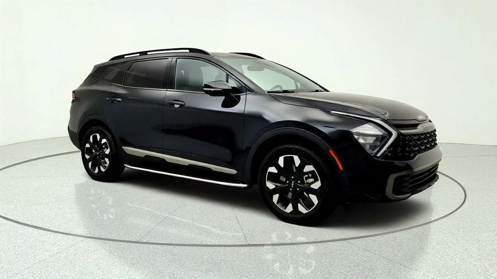 Used 2023 Ebony Black Kia X-Line AWD w/ Premium Package image 3