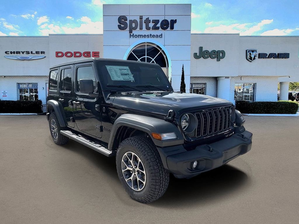 New 2025 Black Clearcoat Jeep Sport S image 3