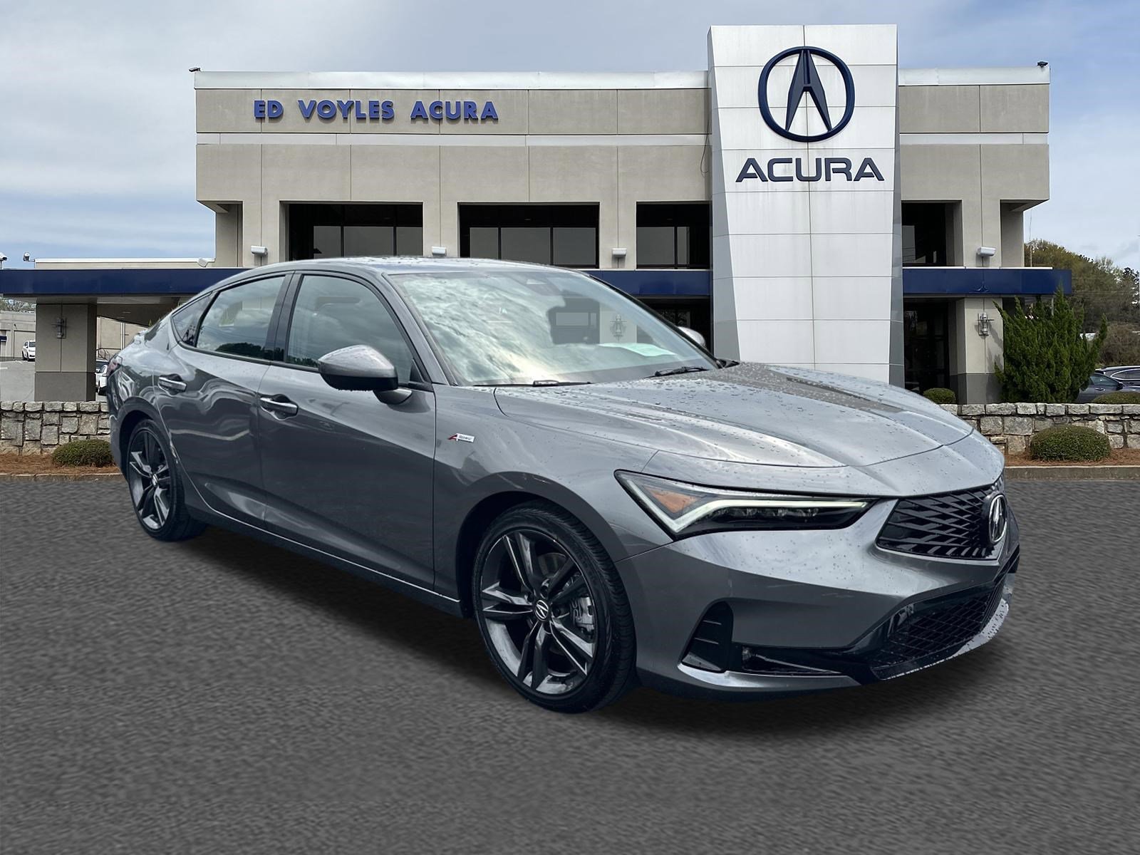 Certified Used 2025 Liquid Carbon Metallic Acura w/A-Spec Package image 3