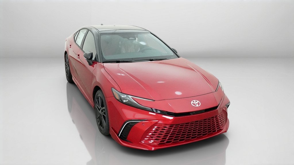 New 2027 Supersonic Red with Midnight Black Metallic roof Toyota XSE image 28
