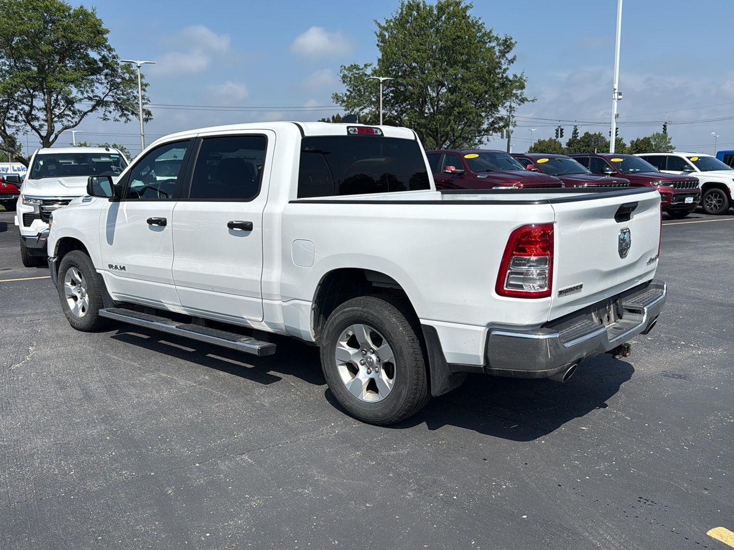 Used 2024 Bright White Clearcoat Ram Big Horn image 4
