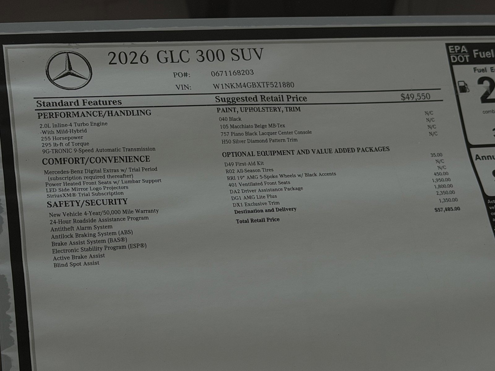 New 2026 Black Mercedes-Benz GLC 300 image 48