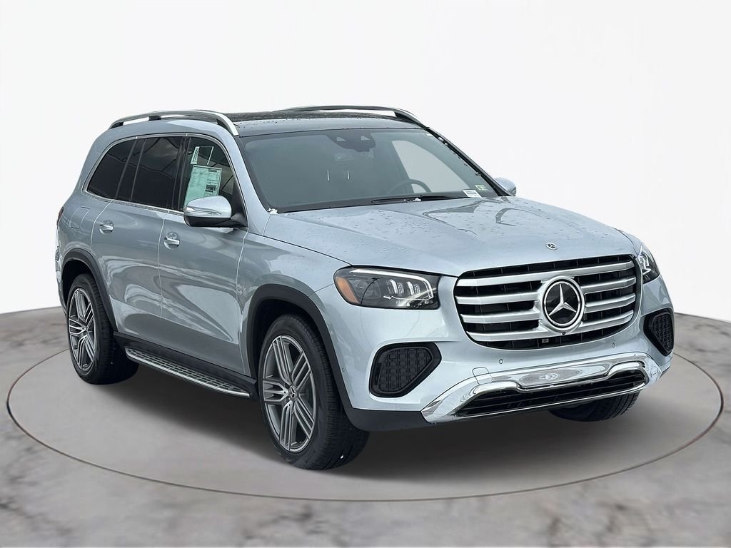 Certified Used 2025 Cirrus Silver Metallic Mercedes-Benz GLS 450 image 3