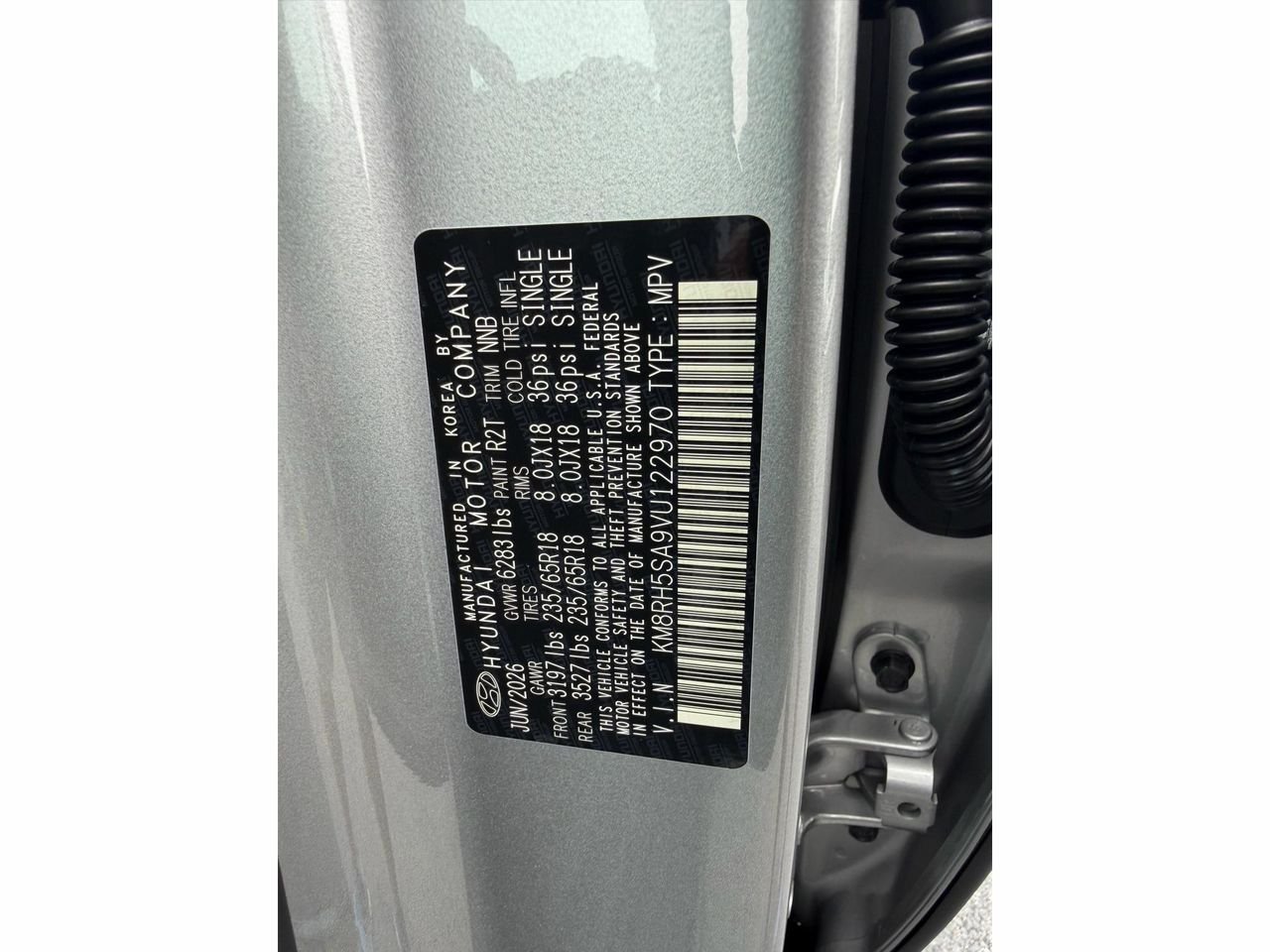 New 2027 Shimmering Silver Hyundai Blue SEL Premium 7P image 33