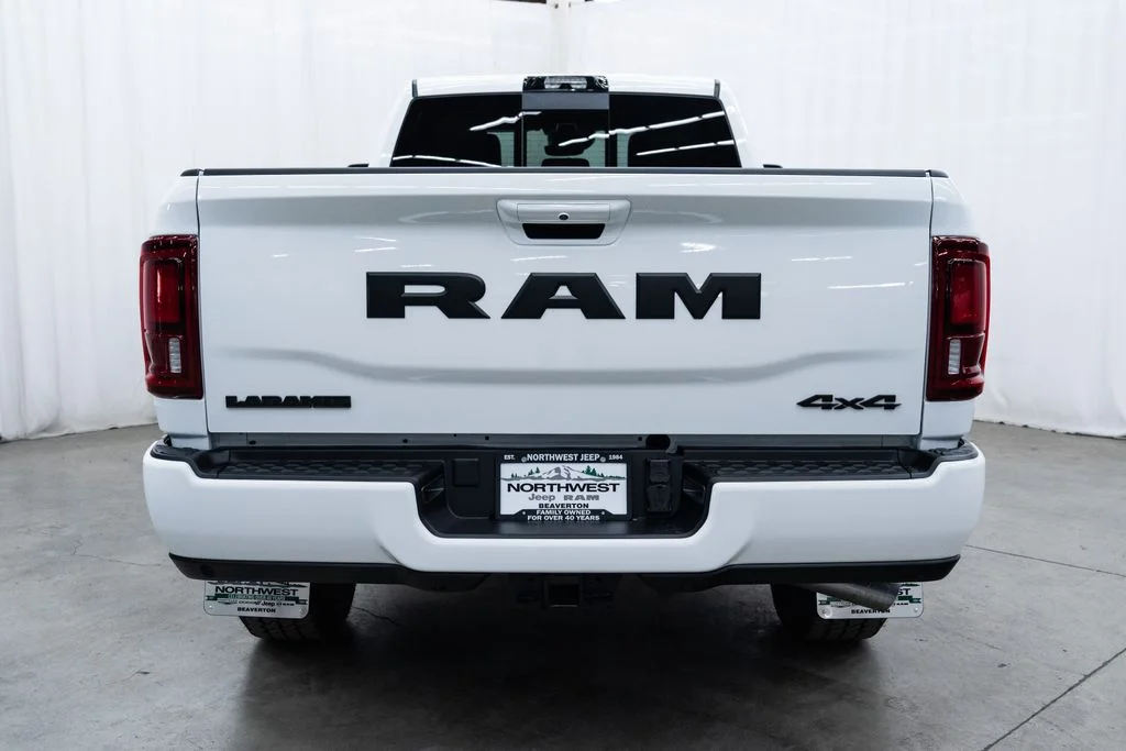 New 2026 Bright White Clear-Coat Exterior Paint RAM Laramie image 5