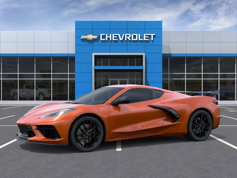 New 2026 Orange Chevrolet 2dr Stingray Cpe w/2LT image 2