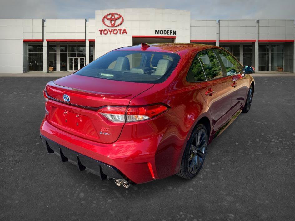 Used 2025 Ruby Flare Pearl Toyota Hybrid SE image 5