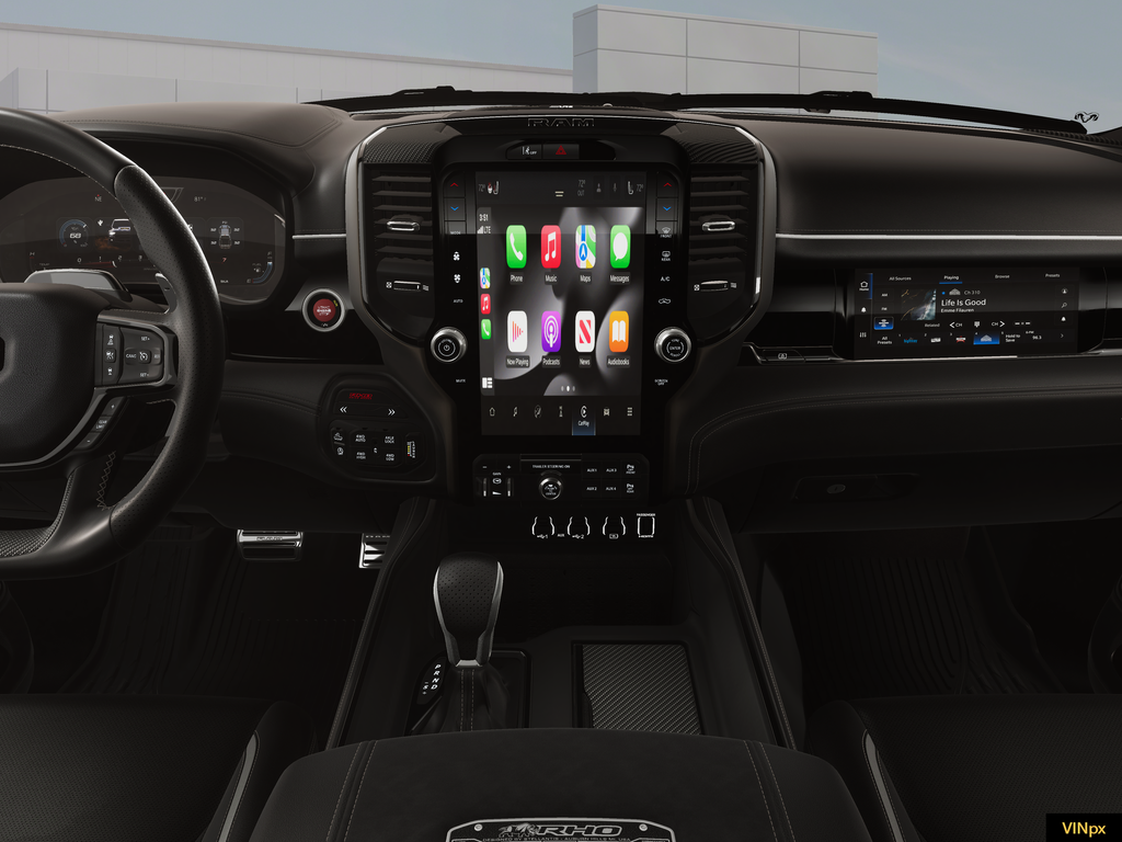 New 2026 Diamond Black Crystal Pearl-Coat Exterior Paint RAM RHO image 17