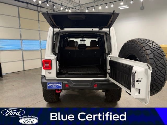 Certified Used 2020 Bright White Clearcoat Jeep Unlimited Rubicon image 7