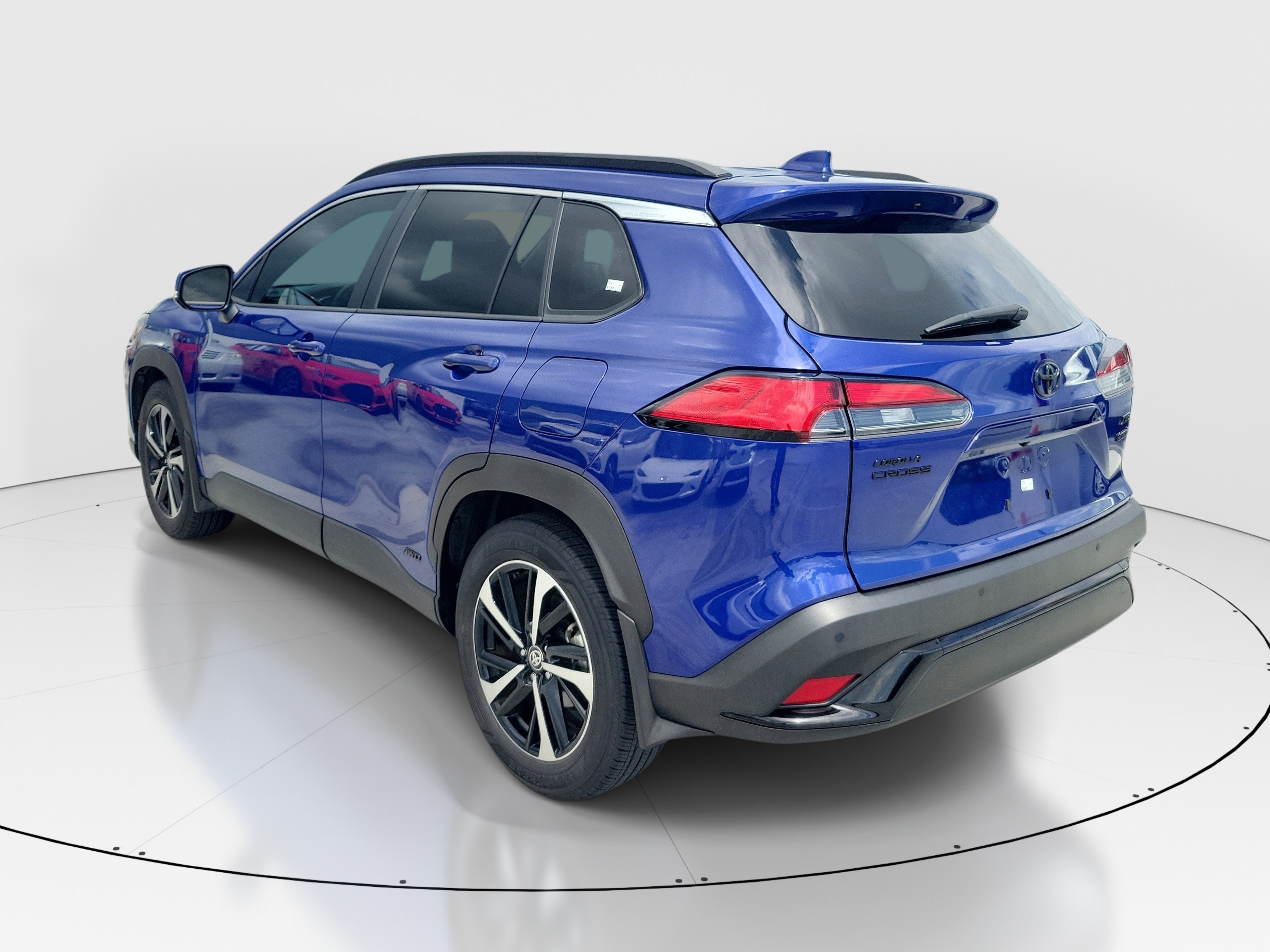 Used 2024 Blue Toyota Hybrid XSE image 4