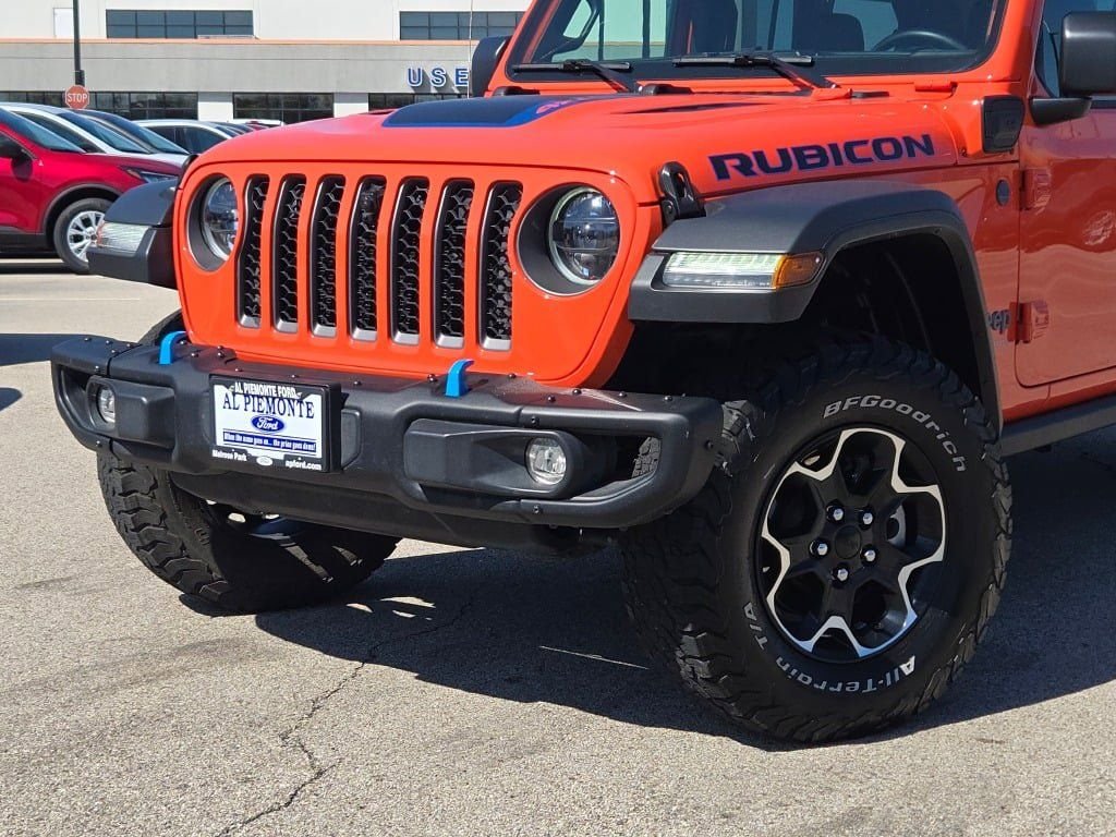 Certified 2023 Jeep Wrangler 4xe Rubicon 4XE with VIN 1C4JJXR62PW663644 for sale in Melrose Park, IL